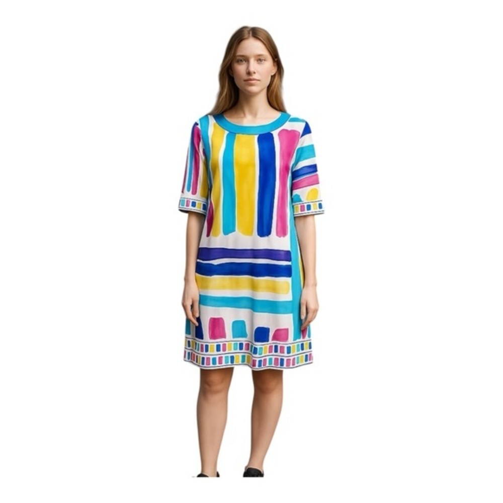 BCBGMaxazria Multicolored Dress Size S